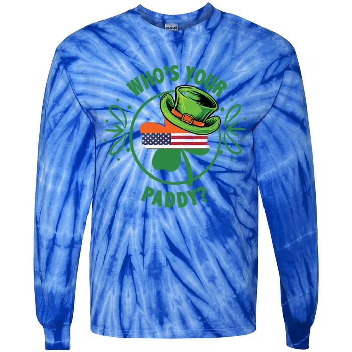 Who’s Your Paddy? Gift Tie-Dye Long Sleeve Shirt