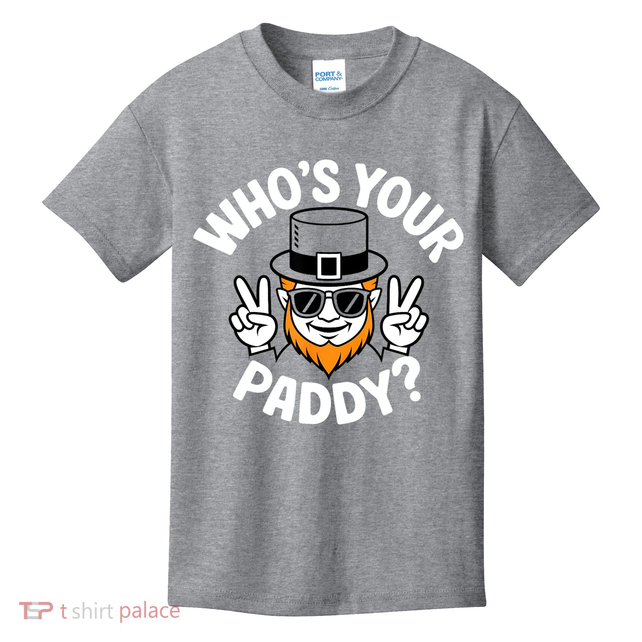 Who's Your Paddy Funny St Patrick's Pat's Day Party Pun Kids T-Shirt