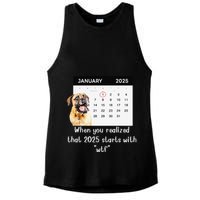 When You Realized That 2025 Starts With Wtf Meme 2025 Ladies PosiCharge Tri-Blend Wicking Tank