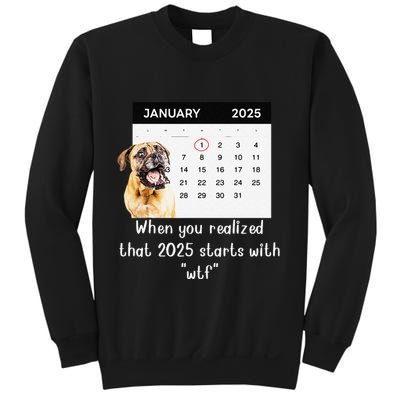 When You Realized That 2025 Starts With Wtf Meme 2025 Sweatshirt