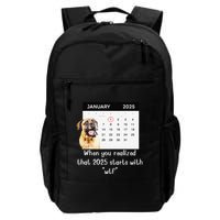 When You Realized That 2025 Starts With Wtf Meme 2025 Backpack