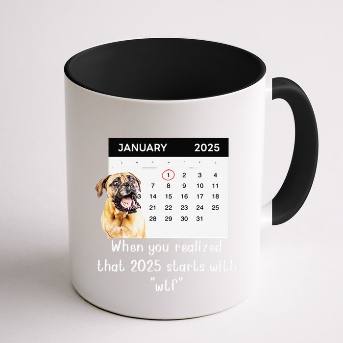 When You Realized That 2025 Starts With Wtf Meme 2025 Mug