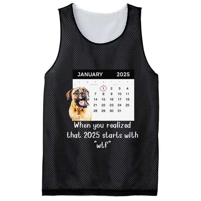 When You Realized That 2025 Starts With Wtf Meme 2025 Mesh Reversible Basketball Jersey Tank