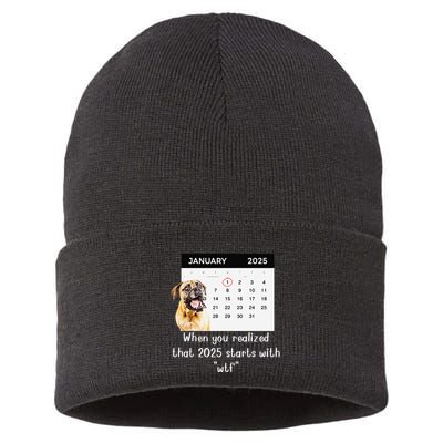 When You Realized That 2025 Starts With Wtf Meme 2025 Sustainable Knit Beanie