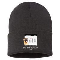 When You Realized That 2025 Starts With Wtf Meme 2025 Sustainable Knit Beanie