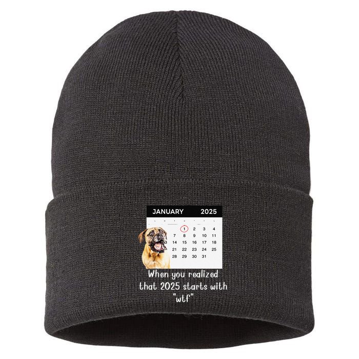 When You Realized That 2025 Starts With Wtf Meme 2025 Sustainable Knit Beanie