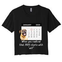 When You Realized That 2025 Starts With Wtf Meme 2025 Crop Top