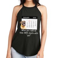 When You Realized That 2025 Starts With Wtf Meme 2025 Women's Perfect Tri Rocker Tank