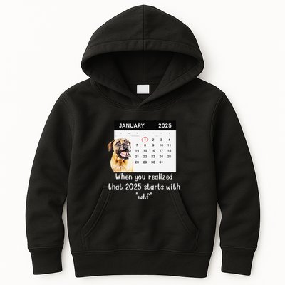 When You Realized That 2025 Starts With Wtf Meme 2025 Kids Hoodie