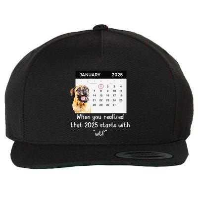 When You Realized That 2025 Starts With Wtf Meme 2025 Wool Snapback Cap