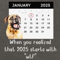 When You Realized That 2025 Starts With Wtf Meme 2025 Cotton Canvas Backpack