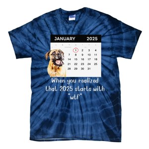 When You Realized That 2025 Starts With Wtf Meme 2025 Tie-Dye T-Shirt