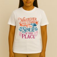 Wherever You Stand Be The Soul Of That Place Rumi Quote T-Shirt
