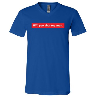 Will You Shut Up Biden And Harris 2020 Anti Trump Gift V-Neck T-Shirt