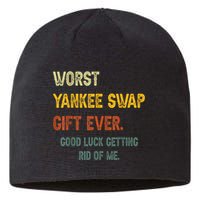 Worst Yankee Swap Gift Ever Vintage Funny Quotes Sustainable Beanie