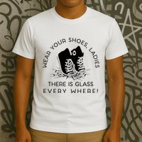 Wear Your Shoes Kamala Harris For Women Glass Ceiling Fe T-Shirt