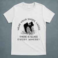 Wear Your Shoes Kamala Harris For Women Glass Ceiling Fe T-Shirt