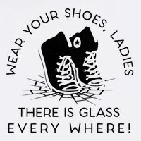 Wear Your Shoes Kamala Harris For Women Glass Ceiling Fe T-Shirt