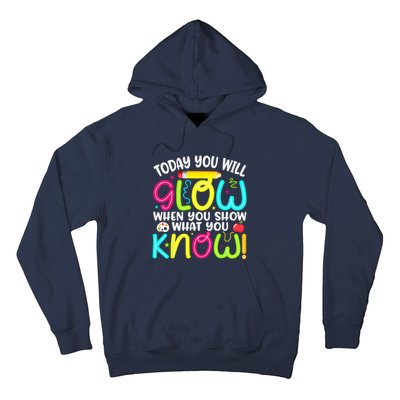 What You Show Rock The Testing Day Exam Teachers Students Hoodie