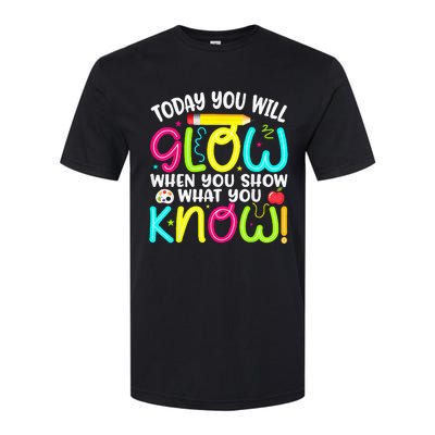 What You Show Rock The Testing Day Exam Teachers Students Softstyle CVC T-Shirt