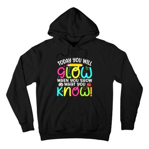 What You Show Rock The Testing Day Exam Teachers Hoodie