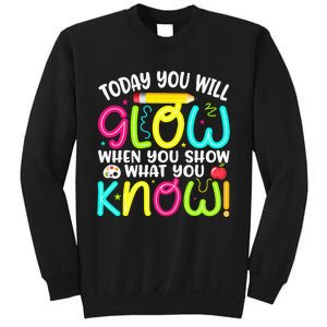 What You Show Rock The Testing Day Exam Teachers Sweatshirt