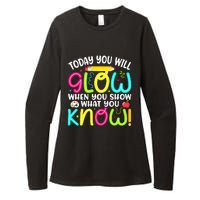 What You Show Rock The Testing Day Exam Teachers Womens CVC Long Sleeve Shirt