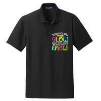 What You Show Rock The Testing Day Exam Teachers Dry Zone Grid Polo