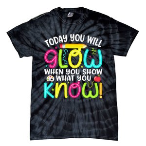 What You Show Rock The Testing Day Exam Teachers Tie-Dye T-Shirt