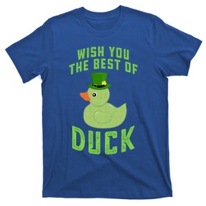 Wish You The Best Of Duck Love Luck St Patricks Lucky Funny Gift Cute Gift T-Shirt