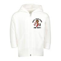 Wait Your Turn Fat Boy Turkey Santa Funny Thanksgiving Xmas Toddler Zip Fleece Hoodie