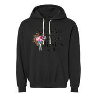 Why YAll Trying To Test The Jesus In Me Garment-Dyed Fleece Hoodie