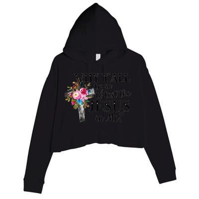 Why YAll Trying To Test The Jesus In Me Crop Fleece Hoodie