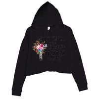 Why YAll Trying To Test The Jesus In Me Crop Fleece Hoodie