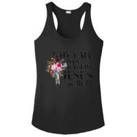 Why YAll Trying To Test The Jesus In Me Ladies PosiCharge Competitor Racerback Tank