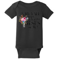 Why YAll Trying To Test The Jesus In Me Baby Bodysuit