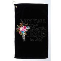 Why YAll Trying To Test The Jesus In Me Golf Towel