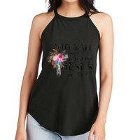 Why YAll Trying To Test The Jesus In Me Women's Perfect Tri Rocker Tank