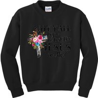Why YAll Trying To Test The Jesus In Me Kids Sweatshirt