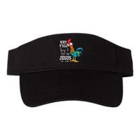 Why Y'all Trying To Test The Jesus In Me Funny Chicken Visor