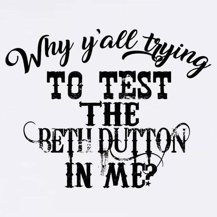 Why Y'all Trying To Test The Bethdutton In Me Button