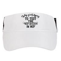 Why Y'all Trying To Test The Bethdutton In Me Adult Drive Performance Visor
