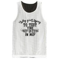 Why Y'all Trying To Test The Bethdutton In Me Mesh Reversible Basketball Jersey Tank