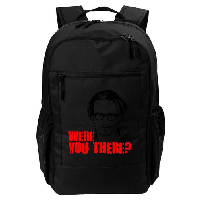 Were You There Depp Trial Funny Meme Backpack