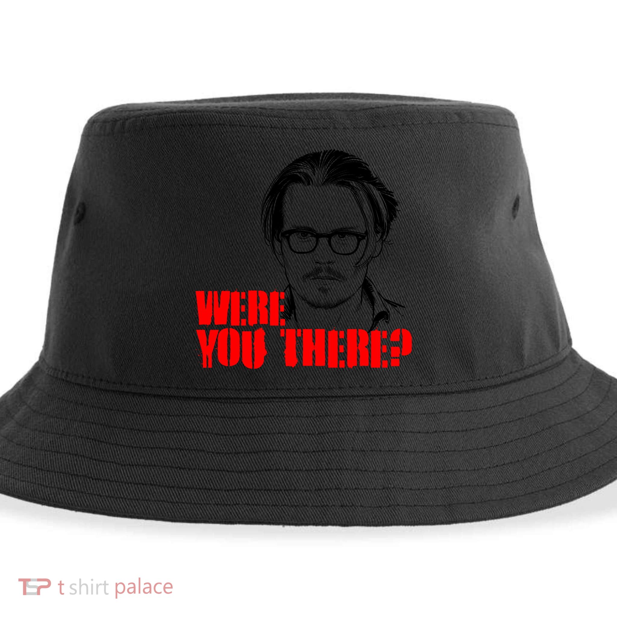 Were You There Depp Trial Funny Meme Sustainable Bucket Hat