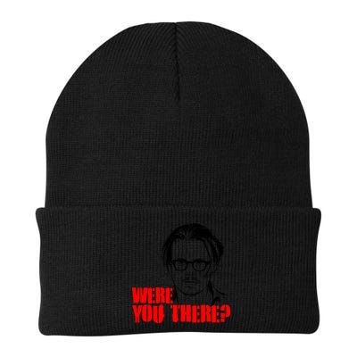 Were You There Depp Trial Funny Meme Beanie