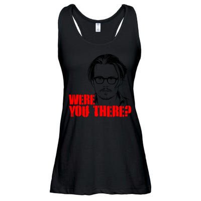 Were You There Depp Trial Funny Meme Ladies Essential Flowy Tank