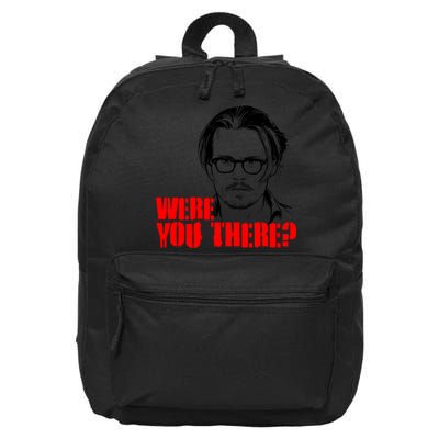 Were You There Depp Trial Funny Meme 16 in Basic Backpack