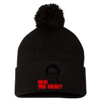 Were You There Depp Trial Funny Meme Pom Pom 12in Knit Beanie