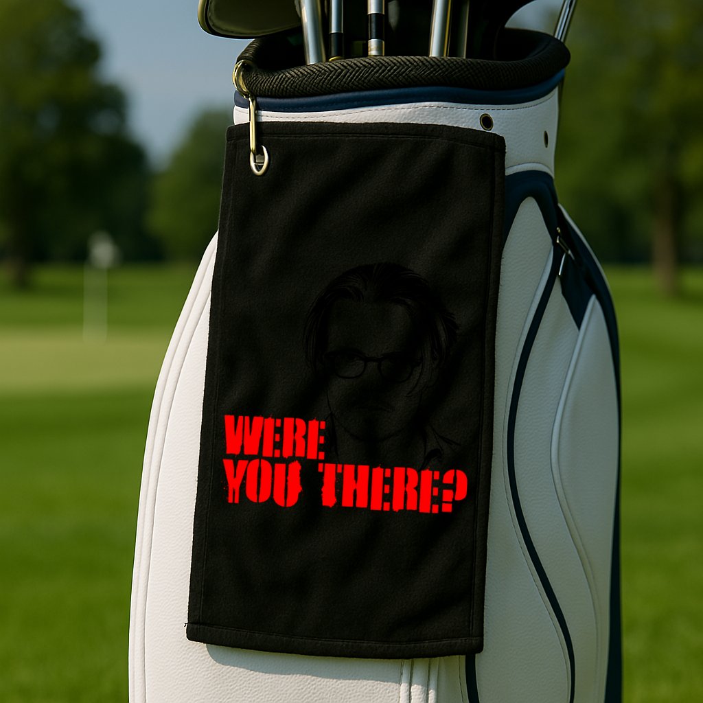 Were You There Depp Trial Funny Meme Golf Towel